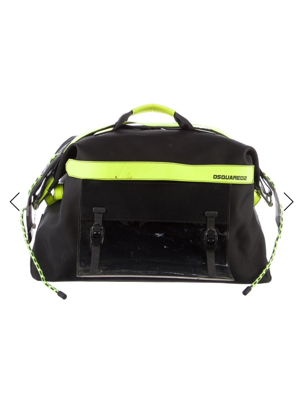 DSQUARED2 One Life One Planet Large Nylon Duffle Bag.